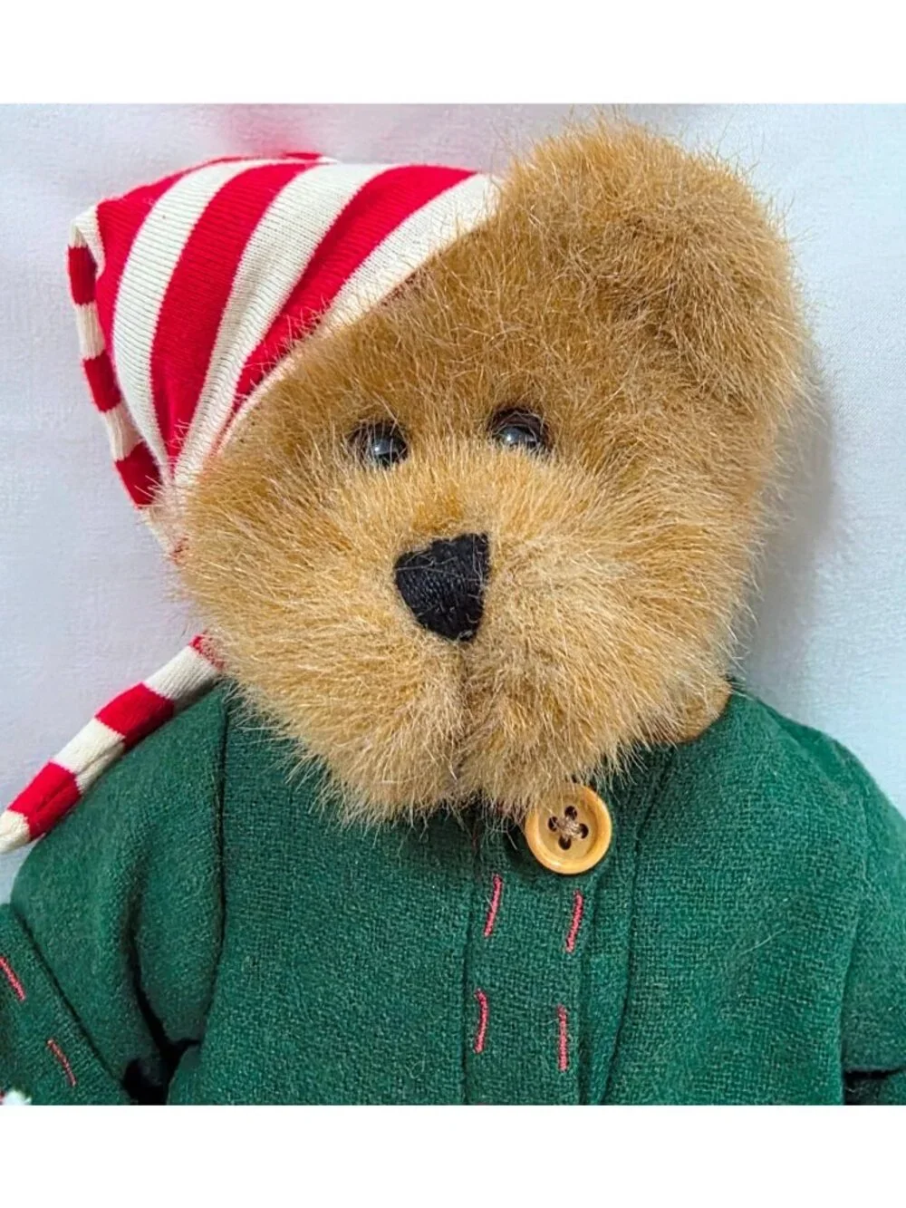 Boyds TED E BEAR plush Christmas Letter to Santa North Pole pjs teddy 904833 10